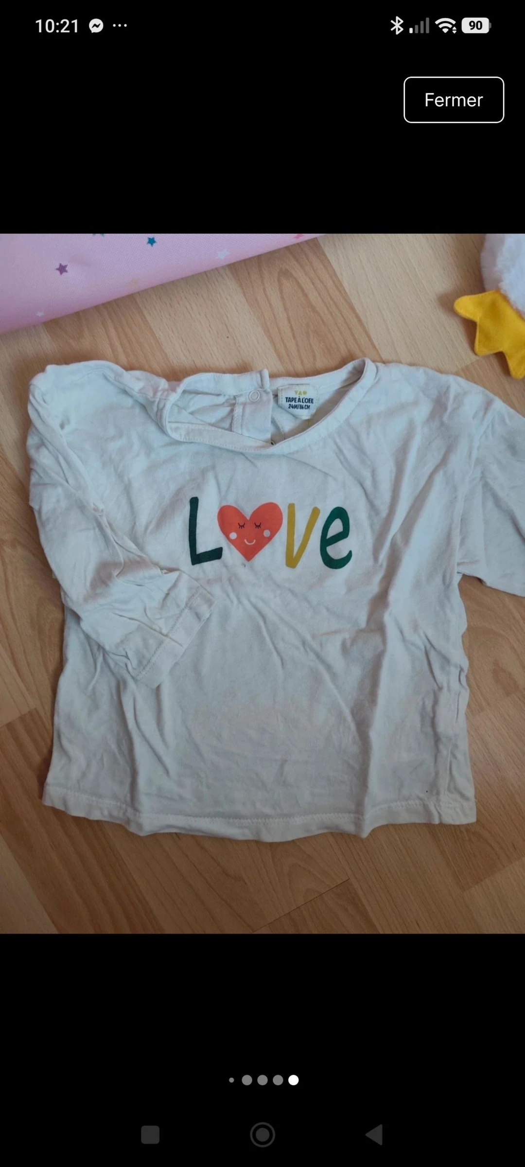 Lot 5 T-shirts met lange mouwen 24 maanden – photo 7